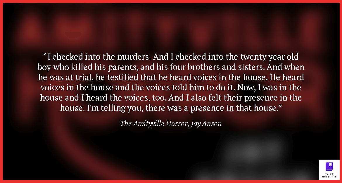 The Amityville Horror Quote